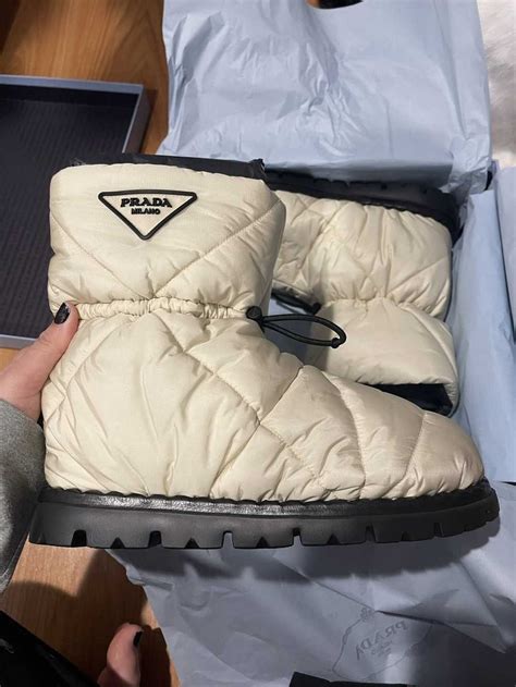 snow boots women prada|Prada boots cost.